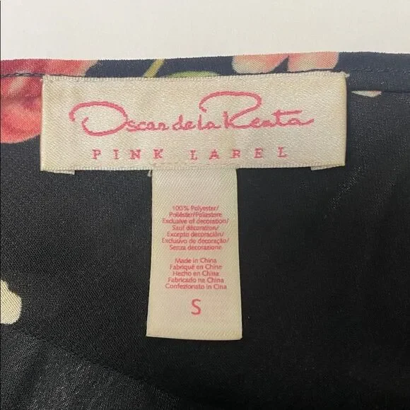 Oscar de la Renta Pink Label Floral Lace Slip Dress Strappy Babydoll Y2K Size S - Picture 4 of 12